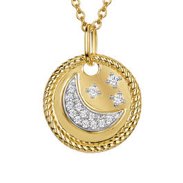 LOVE YOU MOON BACK PENDANT UK LOYOP a main