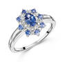 tanzanite celebration silver ring UK TACER a main