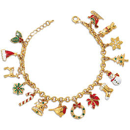 joy of christmas charm bracelet UK JOCCB a main