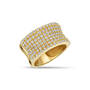 LUSTROUS CZ PAVE RING UK LUPAR a main