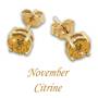 birthstone stud earrings UK BSEAR2 k eleven