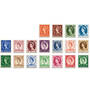 the elizabeth ii definitive stamp collec UK QESC d four