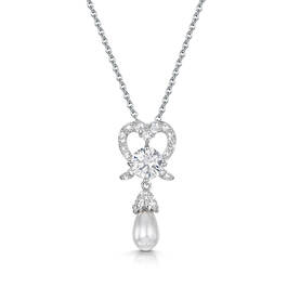 lover s knot earrings with free matching pendant UK LOVKS a main