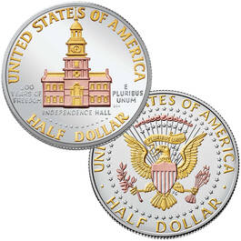 Reflections of Freedom Kennedy Half Dollars EKH 3