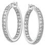 dazzling inside out hoop earrings UK DIOH2 a main