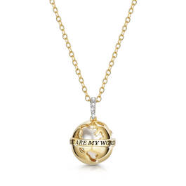 you are my world diamond pendant UK YWDP a main