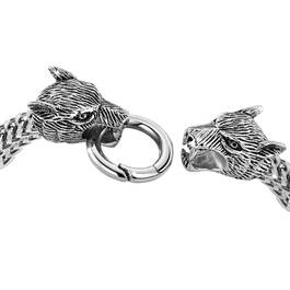 steel wolfs howl bracelet UK SWOLF b two