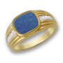 mens lapis diamond ring UK MLADR2 a main