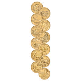 Complete Sacagawea Chest UK SGDCA d 12 coins