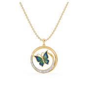 daughter colourful butterfly pendant UK DCBP a main
