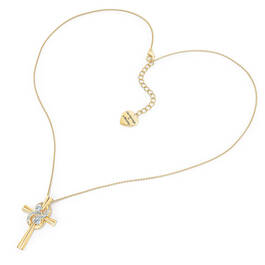our marriage is a blessing anniversary cross pendant UK MBACP c three