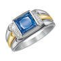 true blue mens created sapphire ring UK NCMSR a main