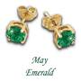 birthstone stud earrings UK BSEAR2 e five