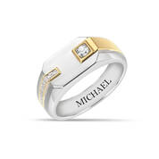 Personalized Origins Birthstone Signet Ring 11751 0016 a main