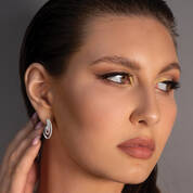 Ribbons of Delight Four Carat Hoops 12016 0015 m model
