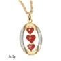 my daughter i love you birthstone diamond pendant UK DILUBP2 g jul