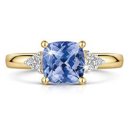 exclusive reserve aaa tanzanite and diamond 9ct gold ring UK ERTDR a main