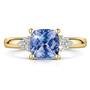 exclusive reserve aaa tanzanite and diamond 9ct gold ring UK ERTDR a main