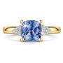 exclusive reserve aaa tanzanite and diamond 9ct gold ring UK ERTDR a main
