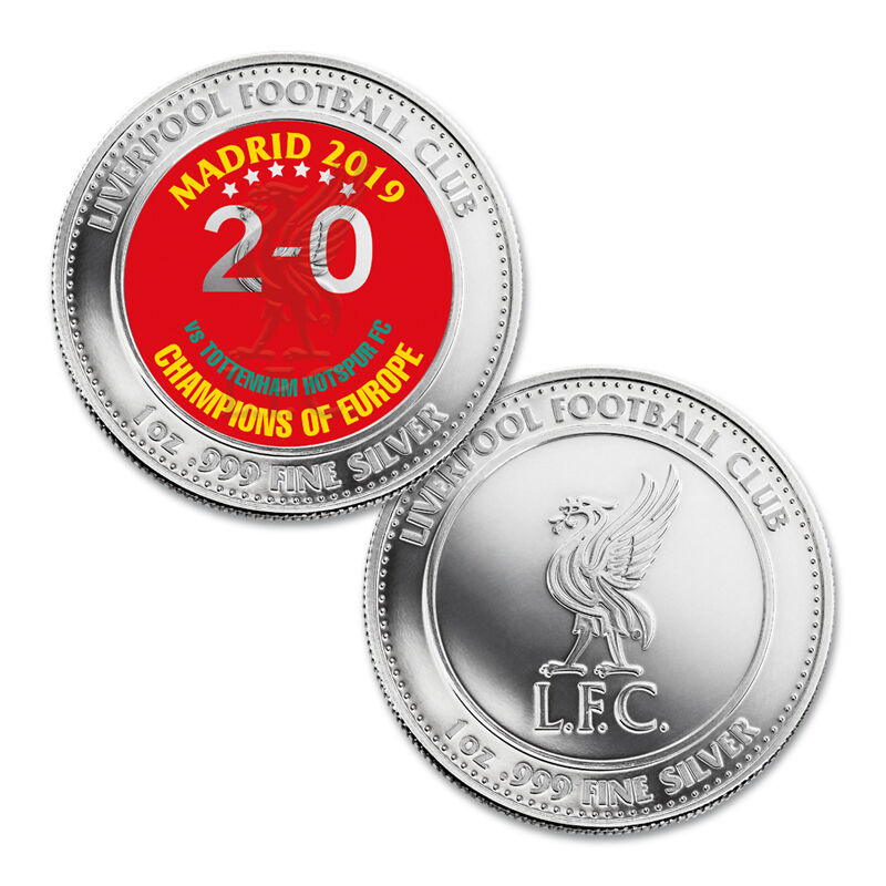 the liverpool fc 999 fine silver bullion UK LVCER b two