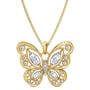 the birthstone butterfly pendant UK BSBUP d four