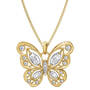the birthstone butterfly pendant UK BSBUP d four