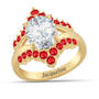 Personalised Birthstone Tiara Ring, Personalized Birthstone Tiara Ring 10729 0017 g july