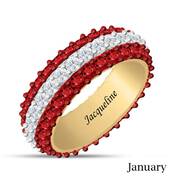 Birthstone Beauty Eternity Ring UK BSER a main