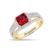 Personalized Birthstone Diamond Statement Ring 11315 0015 a main