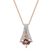 Shooting Star Morganite Pendant UK SHOMP a main