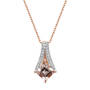 Shooting Star Morganite Pendant UK SHOMP a main