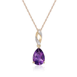 Amethyst Diamond Pendant 11142 0543 a main