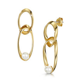 statement pearl earrings UK STAPE a main