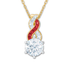 birthstone swirl pendant UK BSSP g seven