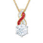 birthstone swirl pendant UK BSSP g seven