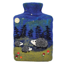 moonlit hedgehog hot water bottle UK MHHWB a main