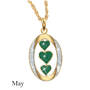 my daughter i love you birthstone diamond pendant UK DILUBP2 e may