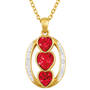 i love you birthstone pendant UK ILYBP2 g seven