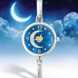 My Daughter I Love You to the Moon and Back Crystal Watch 2405 001 5 5