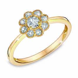precious moments birthstone diamond 9ct  UK PMBDR d four