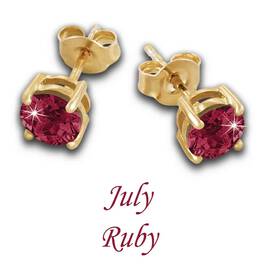 birthstone stud earrings UK BSEAR2 g seven
