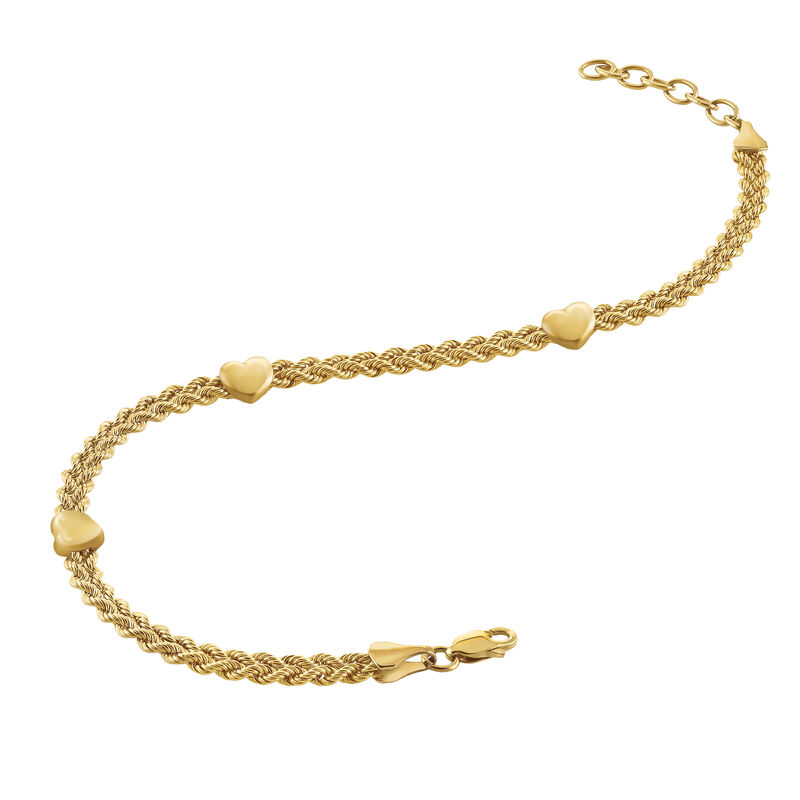 Embraced by Love 14kt Gold Bracelet 6355 0016 b curved