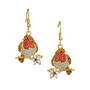 PERCHED ROBINS CRYSTAL EARRING UK PEROE a main