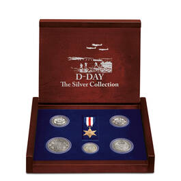 the d day 1944 silver coin set UK DDSC c three