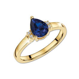 created sapphire pear ring UK CSAPR a main