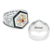 the good crusade ruby and black diamond ring UK MRCRU b two