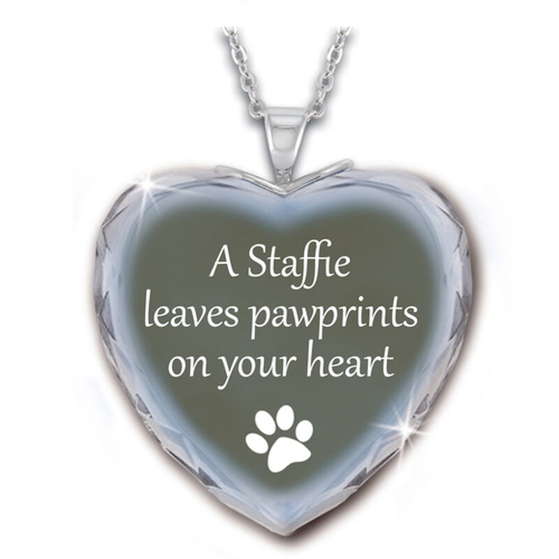 the staffie crystal heart pendant UK SEHP2 b two