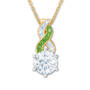 birthstone swirl pendant UK BSSP h eight