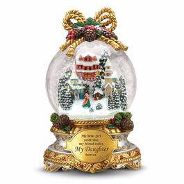 My Daughter Forever Lit Holiday Snow Globe 6267 001 3 1