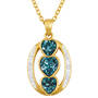 i love you birthstone pendant UK ILYBP2 i nine